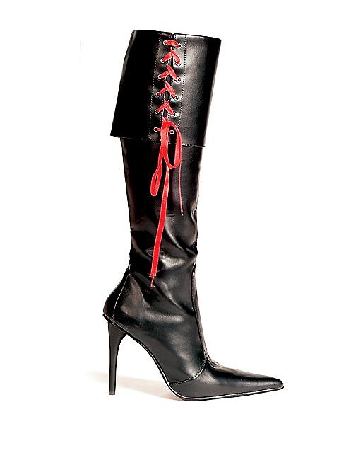 Sexy Black Pirate Boot Adult | Kinder