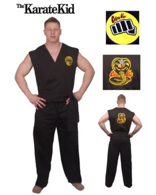 Adult The Karate Kids Deluxe Cobra Kai Costume | Jumpzoom