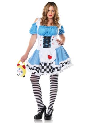 Alice In Wonderland Sexy Women’s Miss Alice Plus Costume – Yonoodle