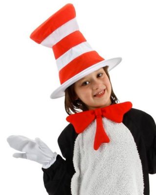 Cat in the Hat Costumes | Dr Seuss Halloween Costume for Adults & Kids