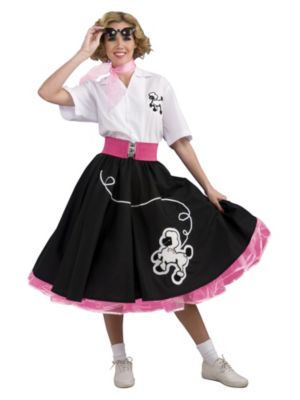 Cute 1950s Costumes for Sale- Poodle Skirts, Car Hop