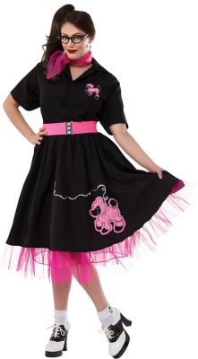 Plus Size 50s Costumes | 1950s Halloween Costume for aa Adult