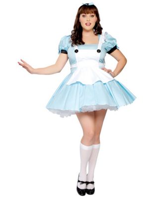 Sexy Alice Adult In Wonderland Plus Costume | Jumpzoom