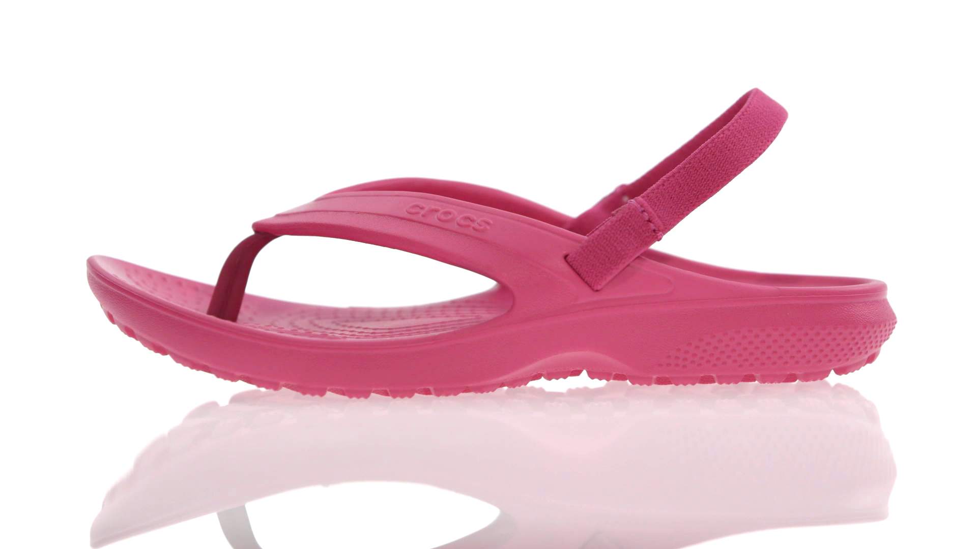 Crocs Juniors Chawaii Flip Flop Shoes US 3 Little Kid Party Pink 