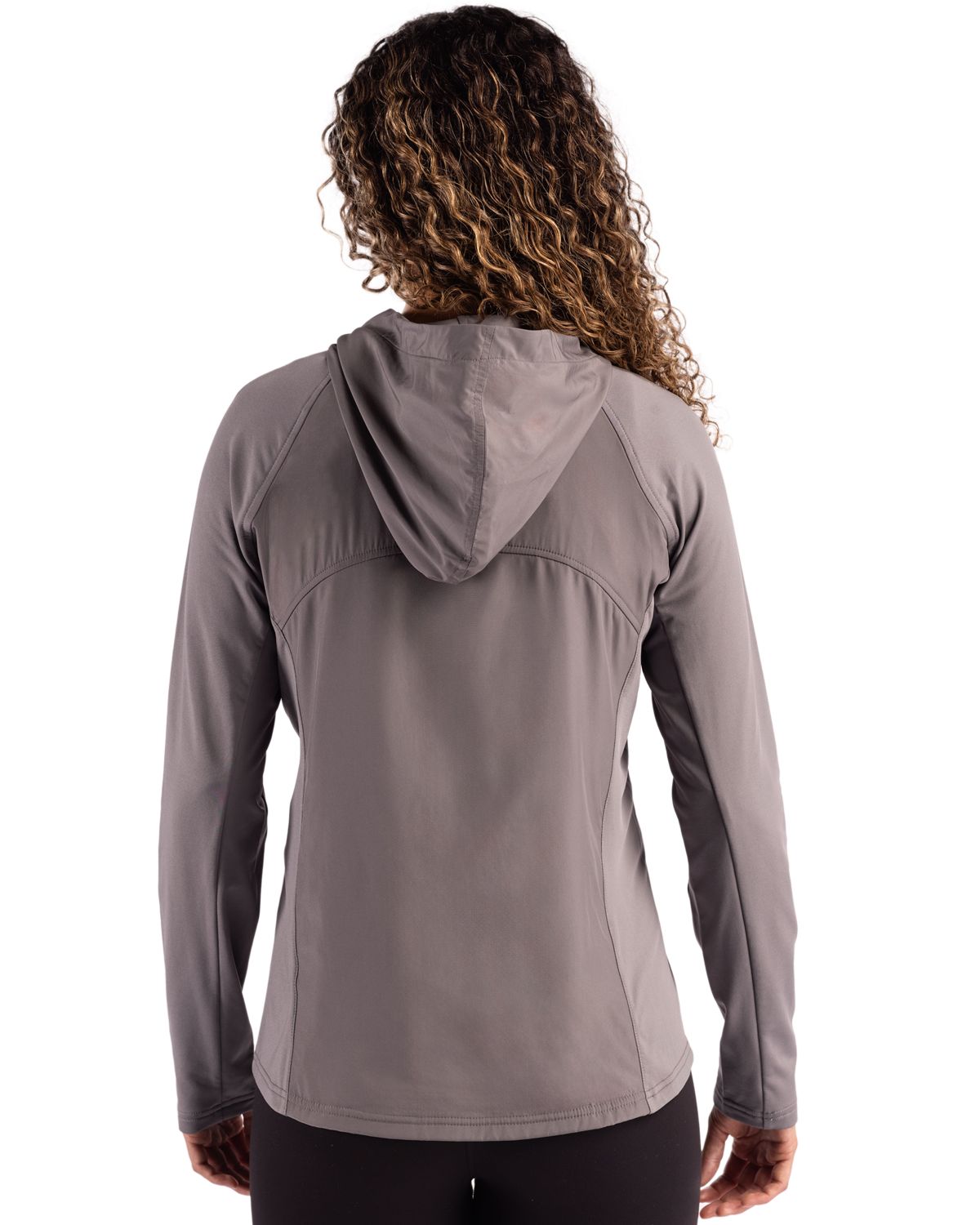 Cutter & Buck Adapt Recycled Soft Knit Stretch Womens Hybrid Full Zip Jacket 151