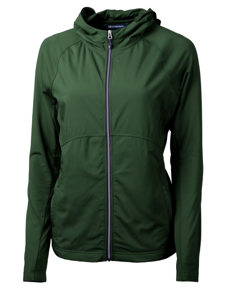 Cutter & Buck Adapt Recycled Soft Knit Stretch Womens Hybrid Full Zip Jacket 111