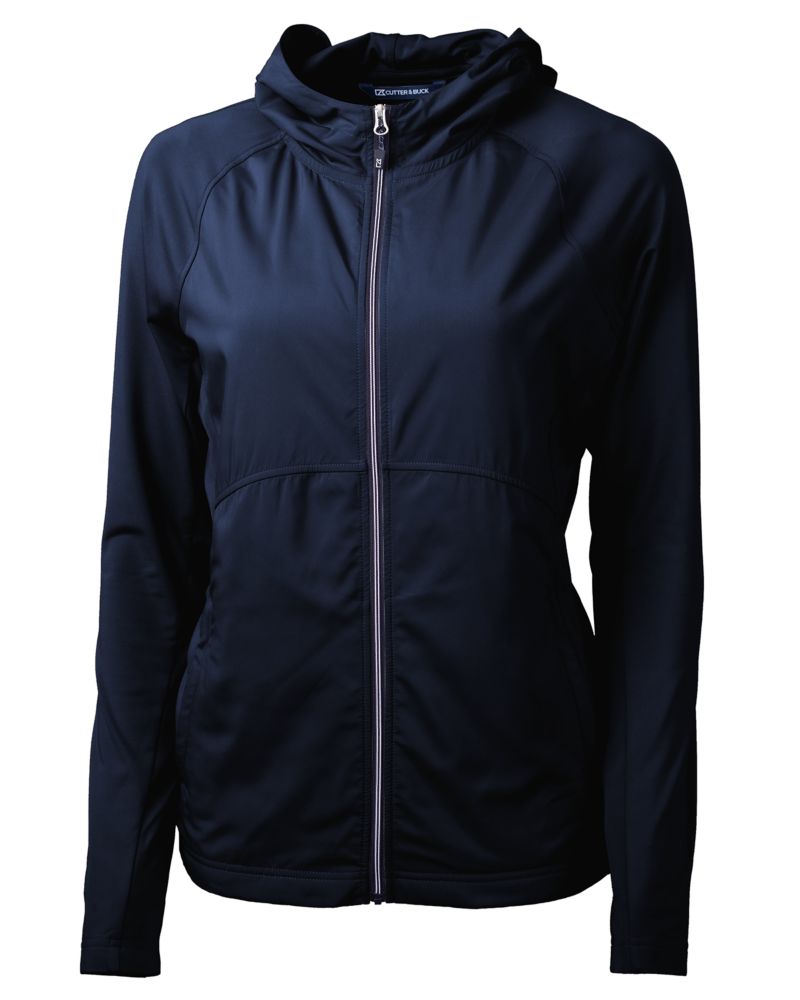 Cutter & Buck Adapt Recycled Soft Knit Stretch Womens Hybrid Full Zip Jacket 139