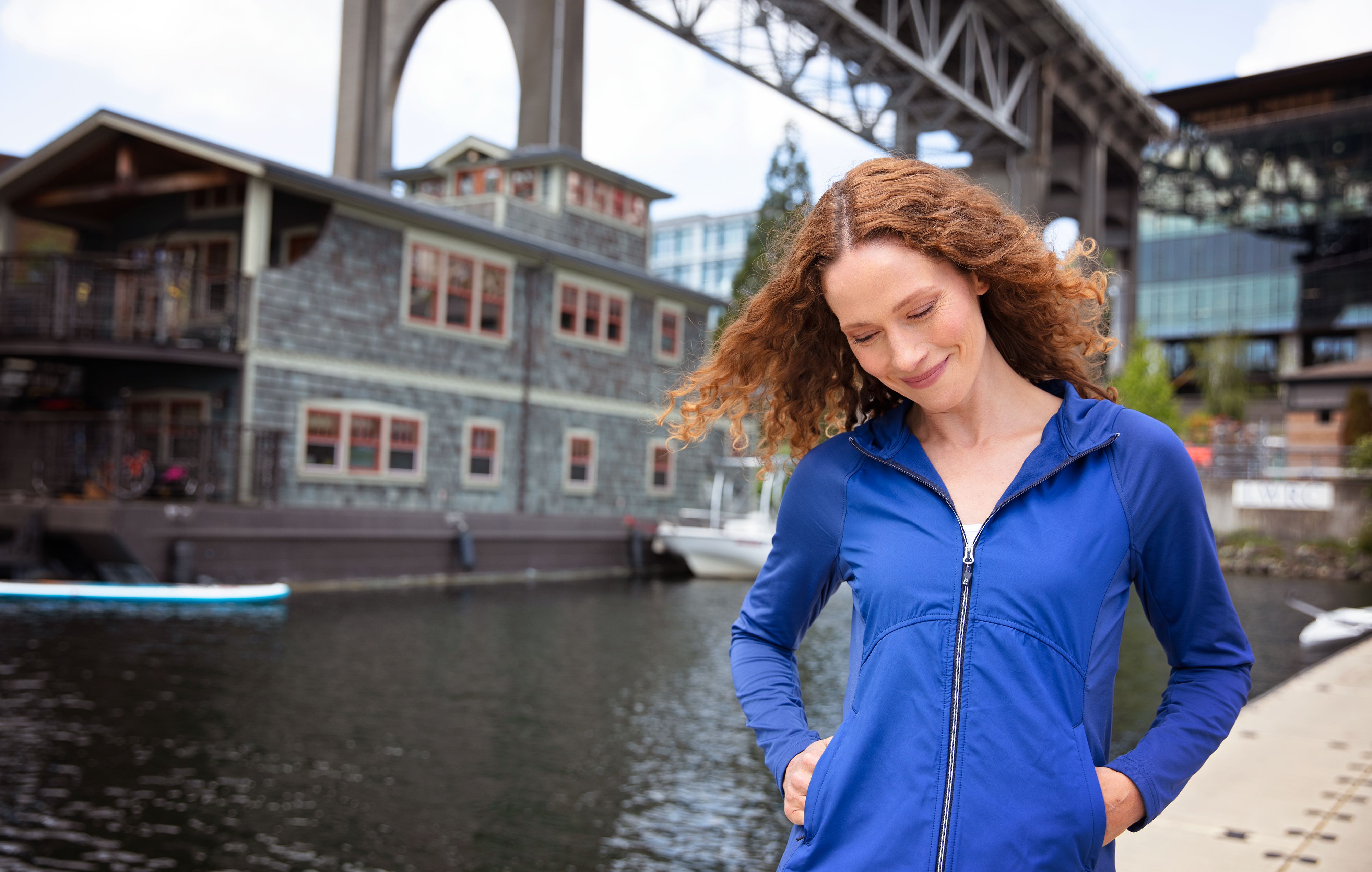 Cutter & Buck Adapt Recycled Soft Knit Stretch Womens Hybrid Full Zip Jacket 105
