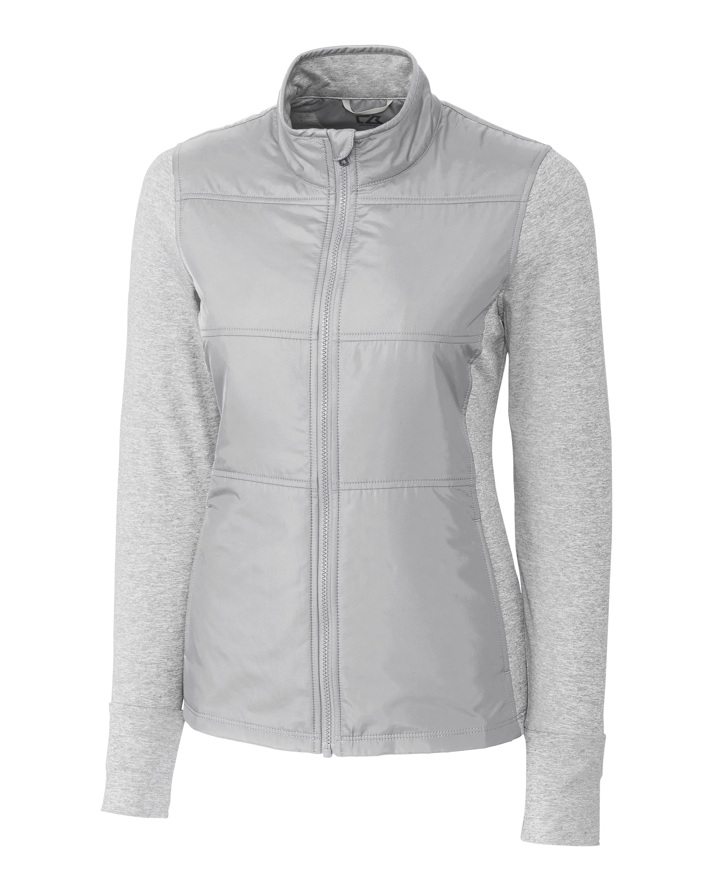 Cutter & Buck Stealth Recycled Hybrid Quilted Womens Windbreaker Jacket 61