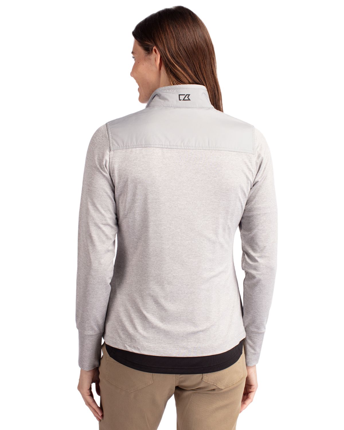 Cutter & Buck Stealth Recycled Hybrid Quilted Womens Windbreaker Jacket 52