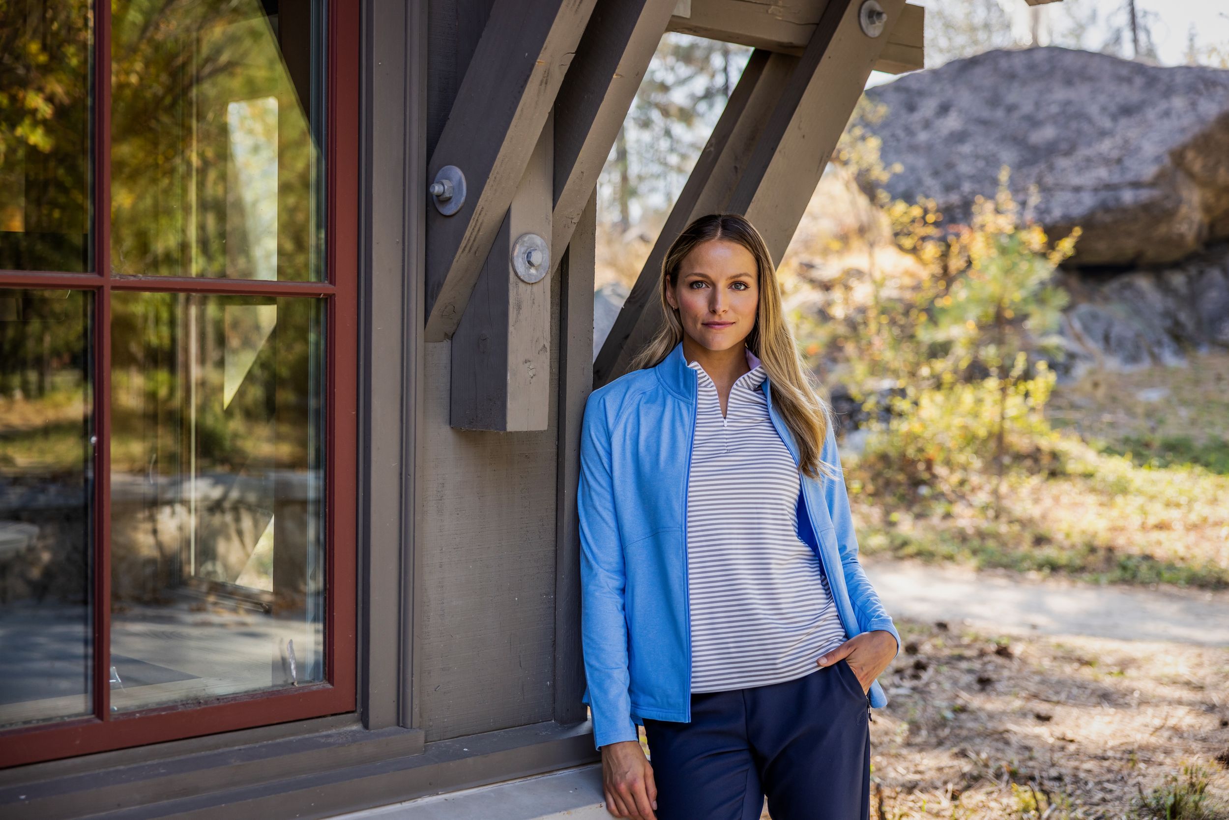 Cutter & Buck Adapt Recycled Soft Knit Stretch Womens Heathered Full Zip Jacket