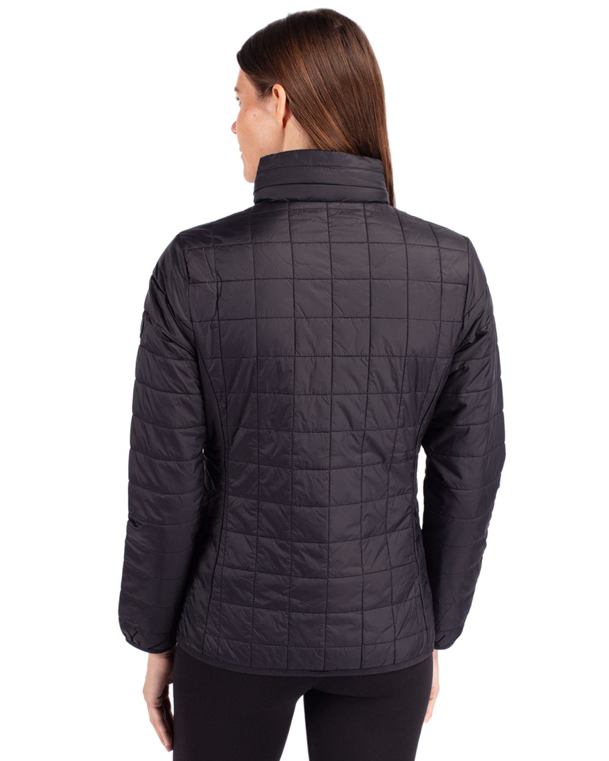 Cutter & Buck Rainier Recycled Insulated Puffer Womens Full Zip Jacket 20