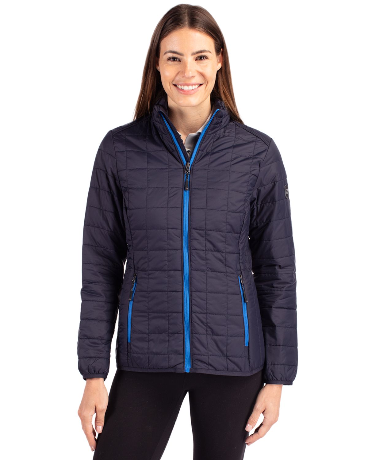 Cutter & Buck Rainier Recycled Insulated Puffer Womens Full Zip Jacket 39