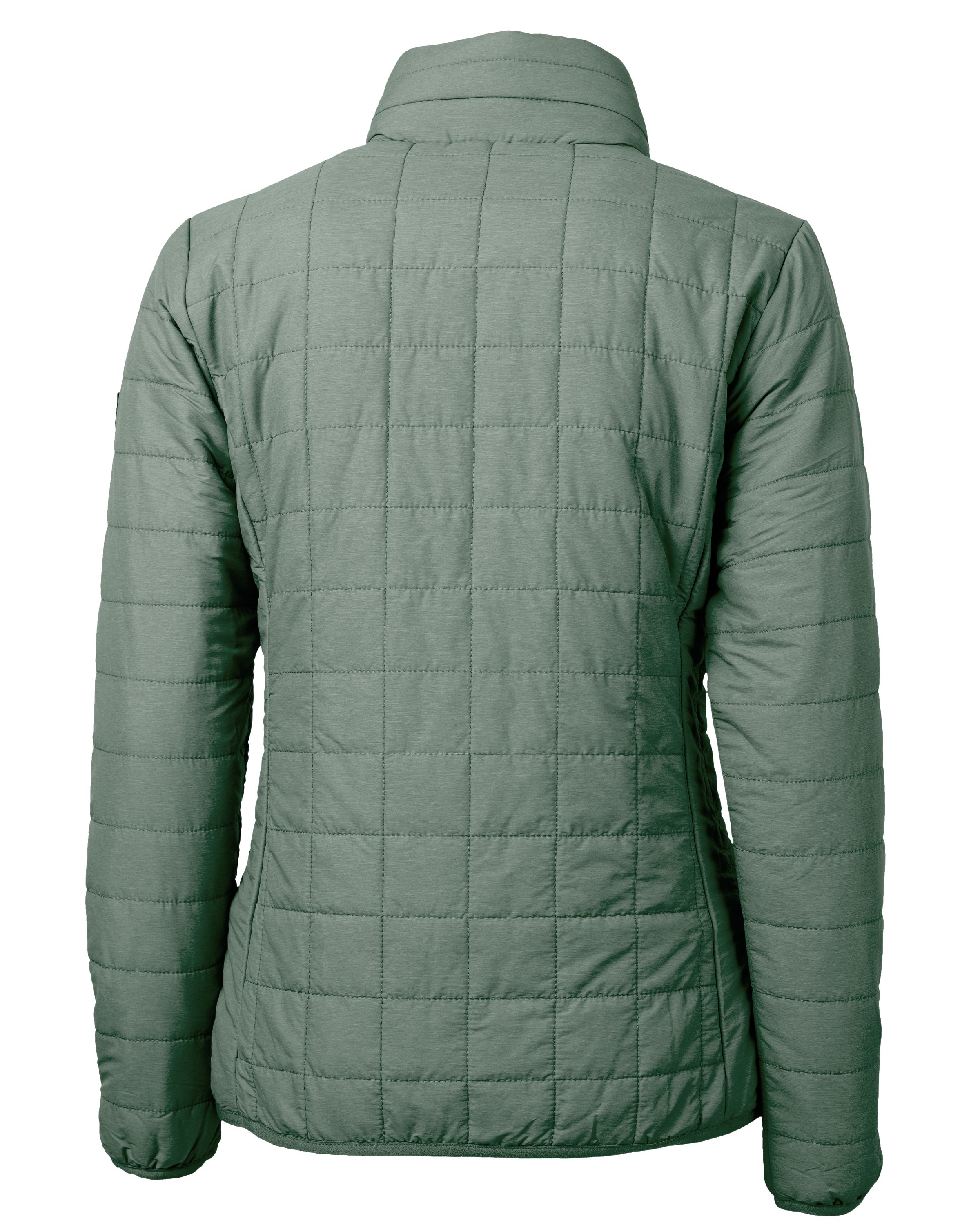Cutter & Buck Rainier Recycled Insulated Puffer Womens Full Zip Jacket 205