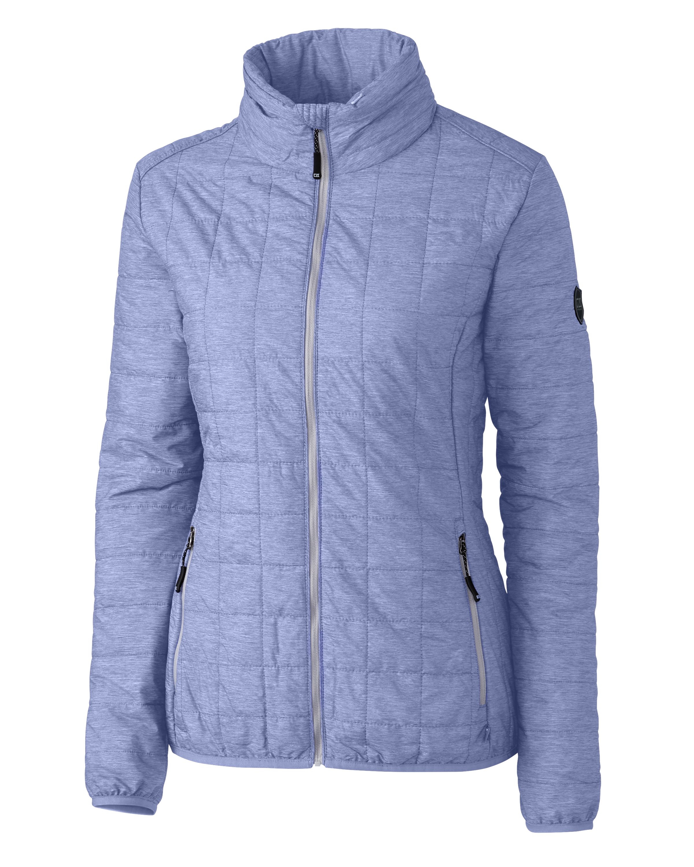 Cutter & Buck Rainier Recycled Insulated Puffer Womens Full Zip Jacket 197