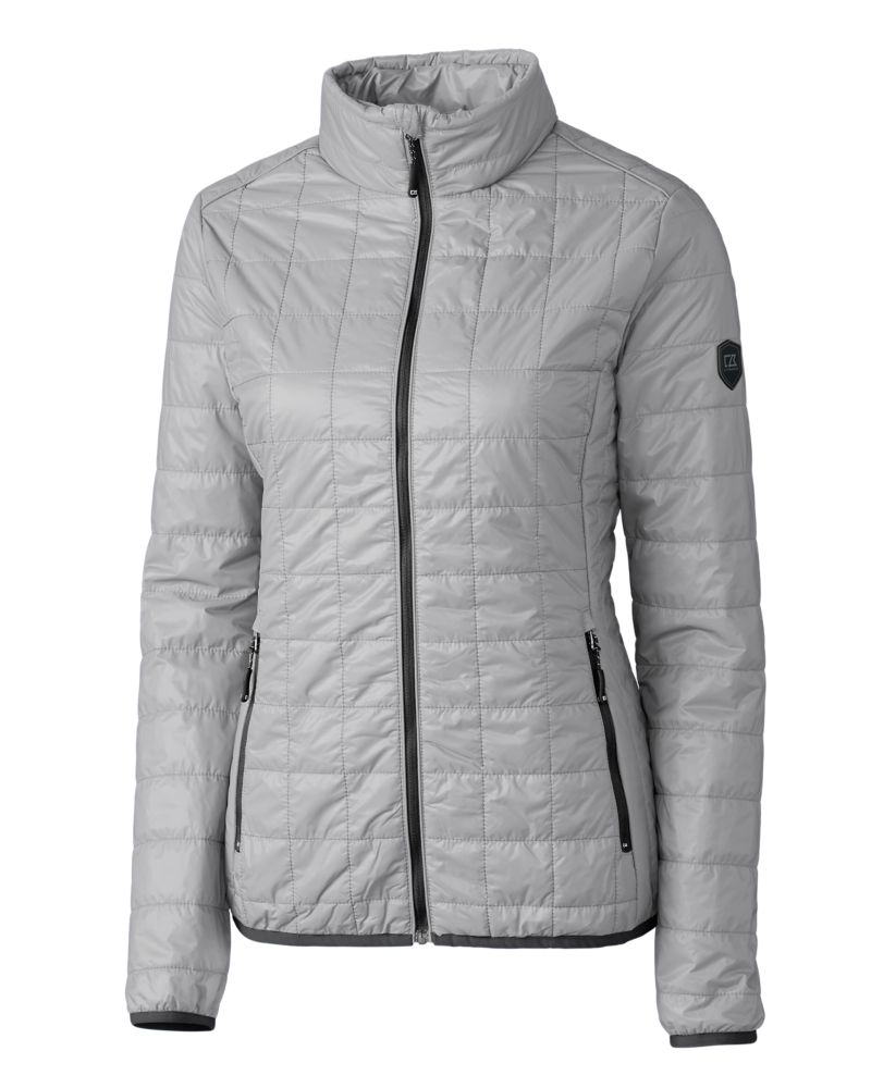 Cutter & Buck Rainier Recycled Insulated Puffer Womens Full Zip Jacket 3