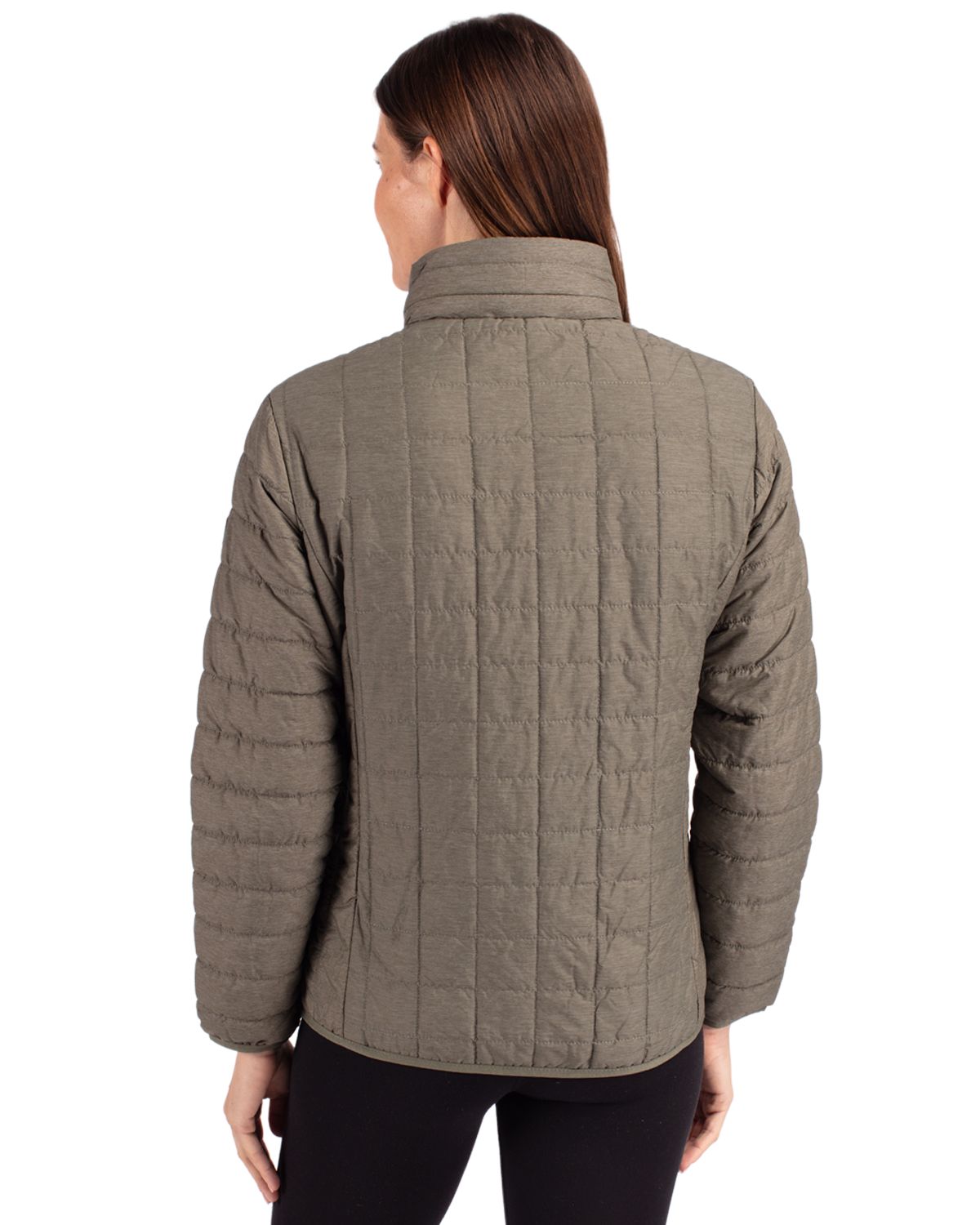 Cutter & Buck Rainier Recycled Insulated Puffer Womens Full Zip Jacket 51