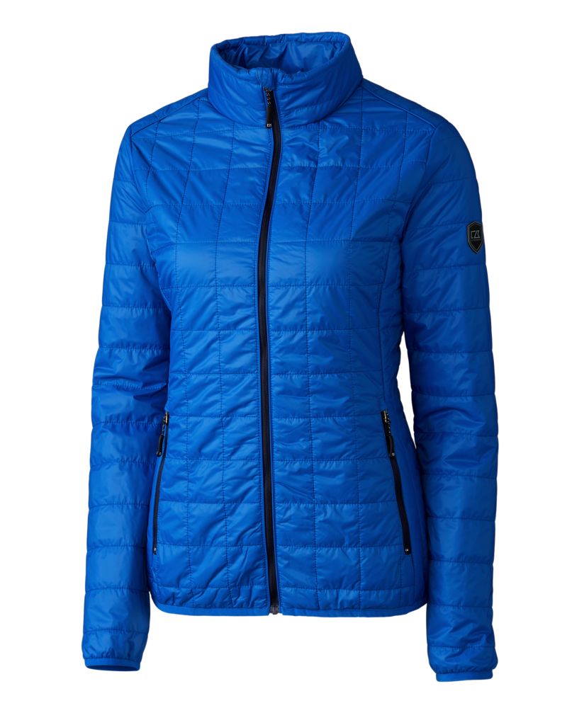Cutter & Buck Rainier Recycled Insulated Puffer Womens Full Zip Jacket 46