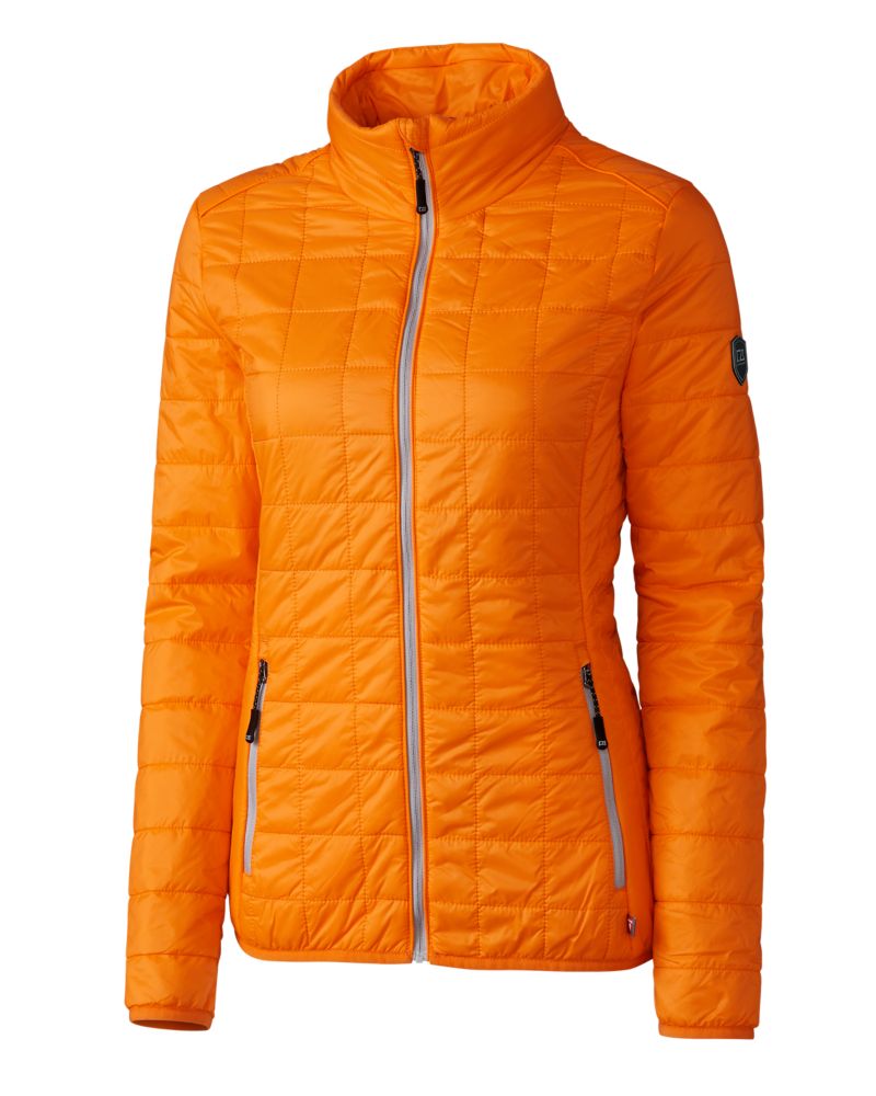 Cutter & Buck Rainier Recycled Insulated Puffer Womens Full Zip Jacket 52