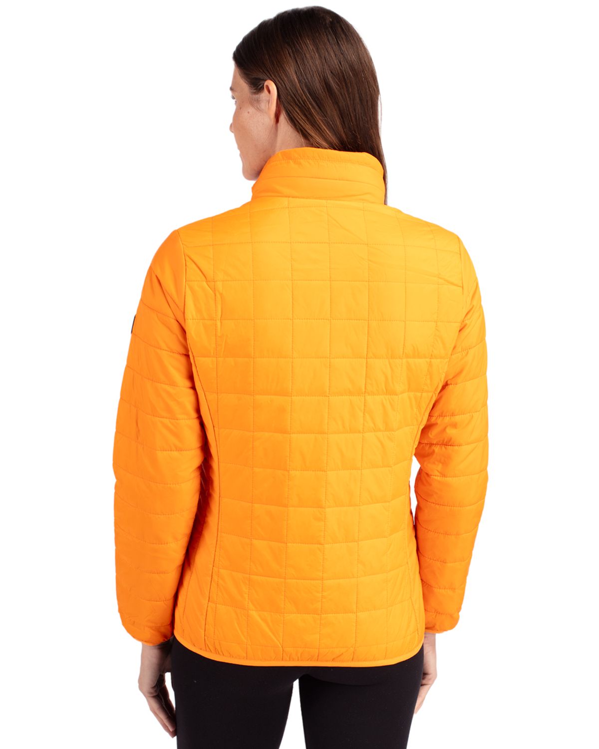 Cutter & Buck Rainier Recycled Insulated Puffer Womens Full Zip Jacket 214