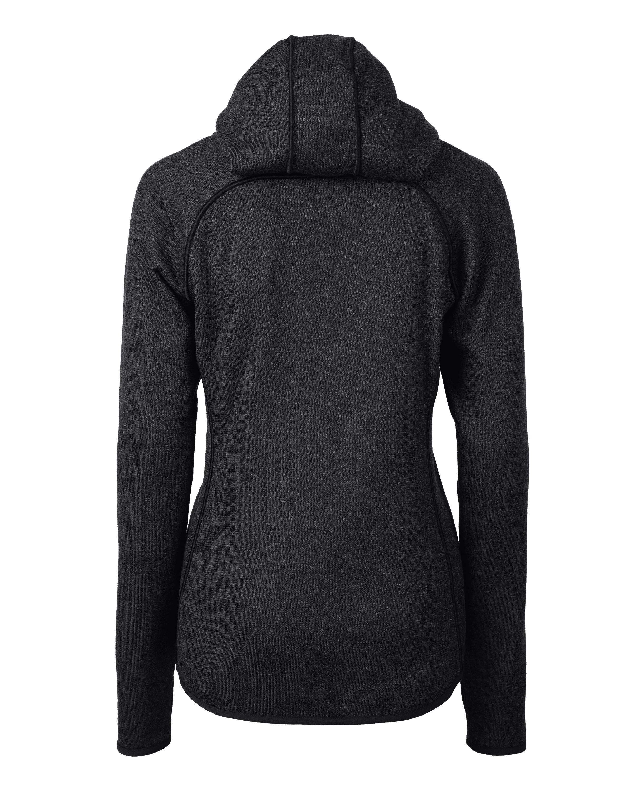 Cutter & Buck Mainsail Sweater-Knit Womens Full Zip Hooded Jacket 14
