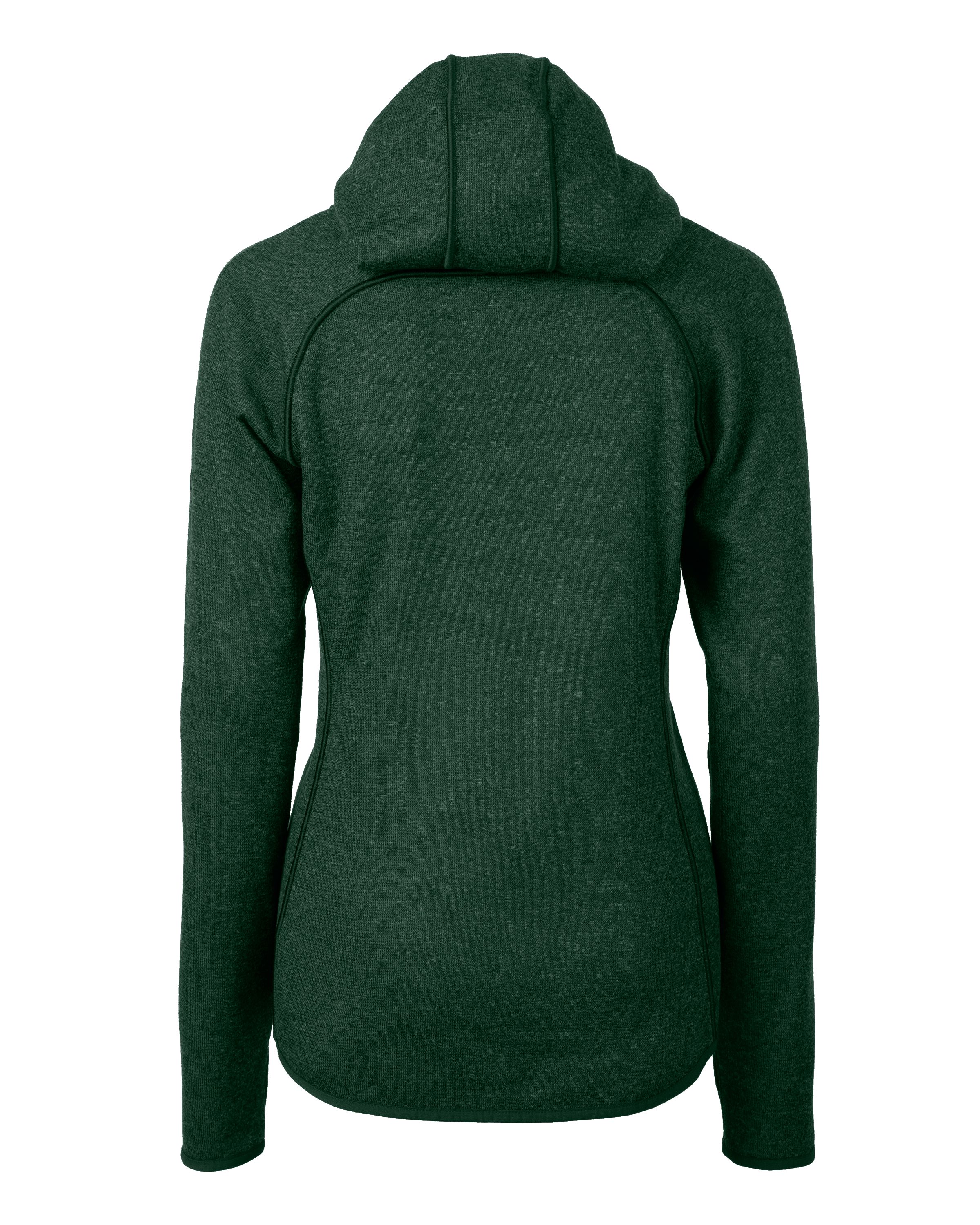 Cutter & Buck Mainsail Sweater-Knit Womens Full Zip Hooded Jacket 110