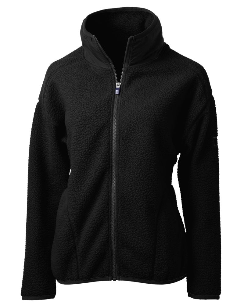 Cutter & Buck Cascade Epic Comfort Recycled Sherpa Fleece Womens Full Zip Jacket 15