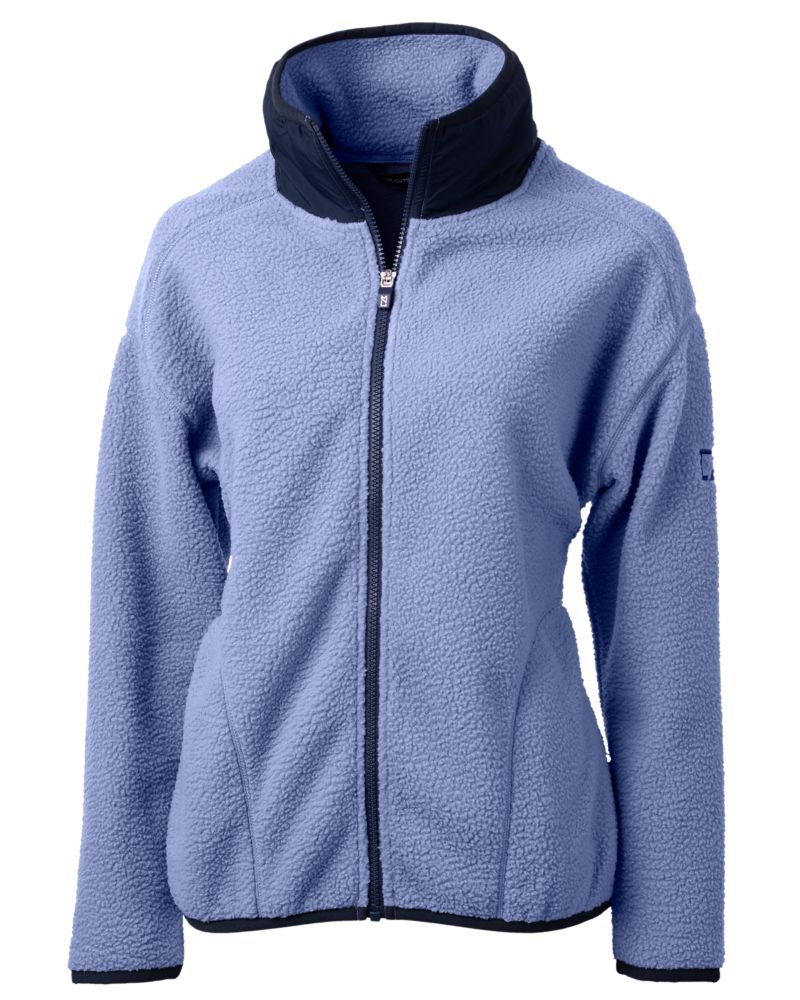 Cutter & Buck Cascade Epic Comfort Recycled Sherpa Fleece Womens Full Zip Jacket 80