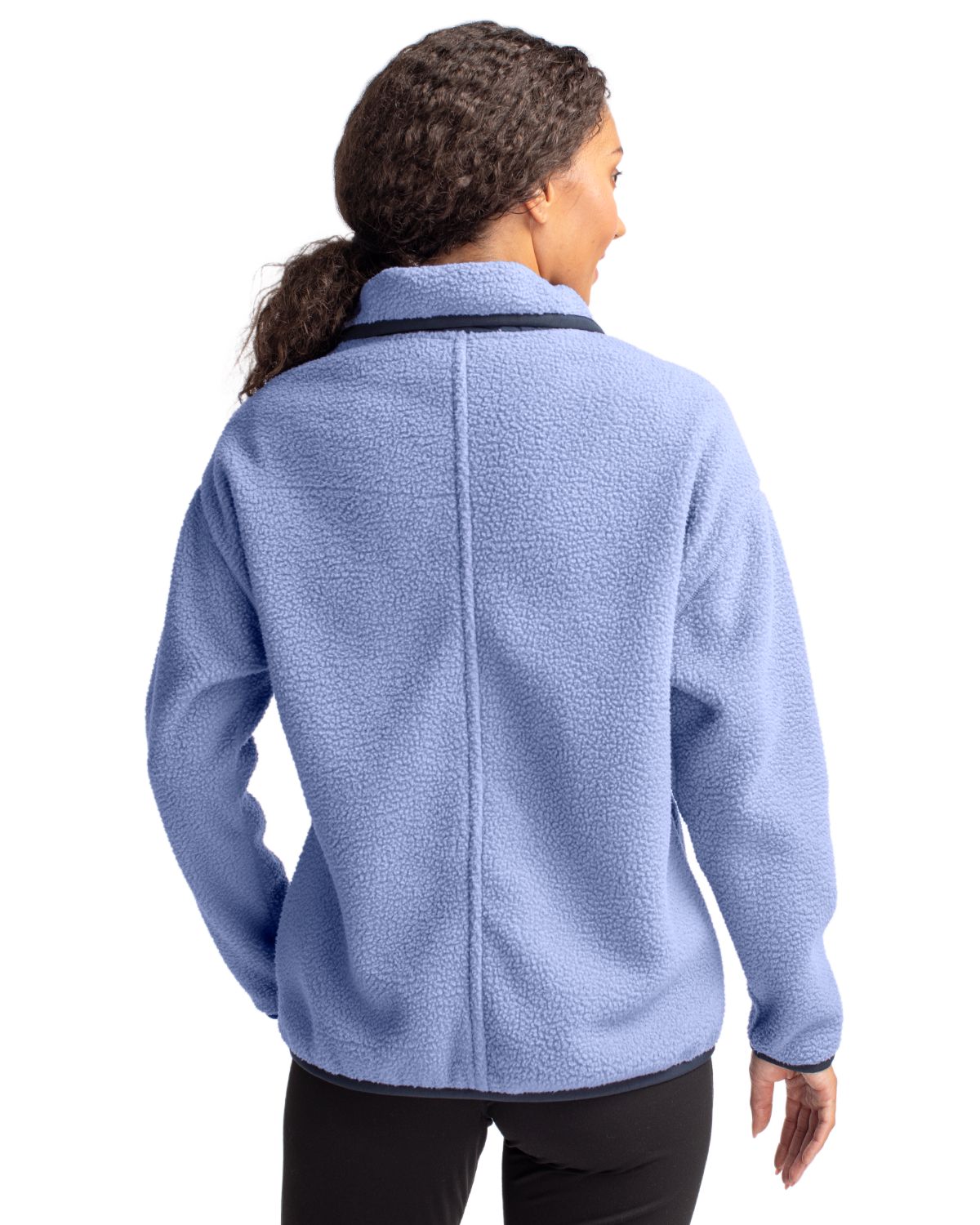 Cutter & Buck Cascade Epic Comfort Recycled Sherpa Fleece Womens Full Zip Jacket 103