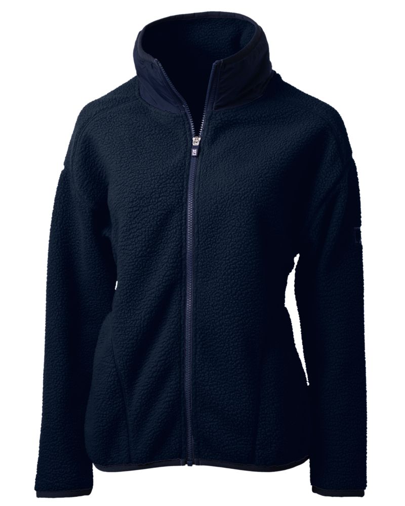 Cutter & Buck Cascade Epic Comfort Recycled Sherpa Fleece Womens Full Zip Jacket 108