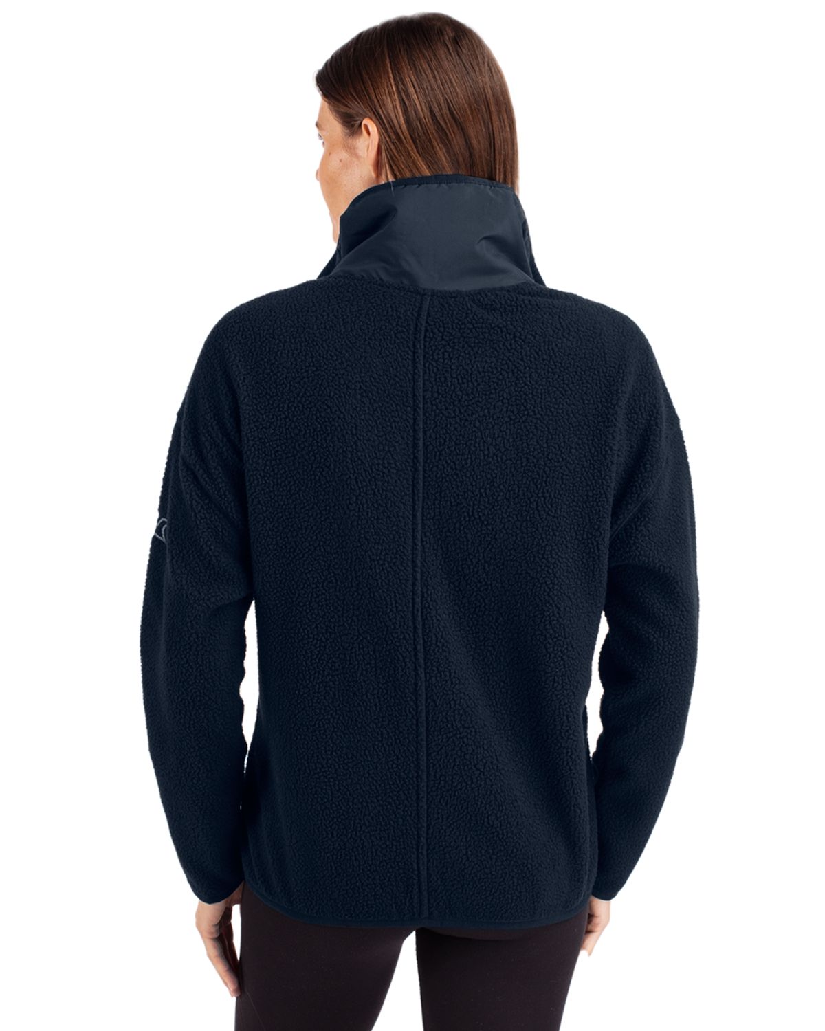 Cutter & Buck Cascade Epic Comfort Recycled Sherpa Fleece Womens Full Zip Jacket 98