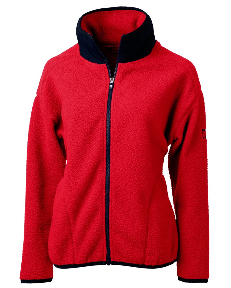 Cutter & Buck Cascade Epic Comfort Recycled Sherpa Fleece Womens Full Zip Jacket 116