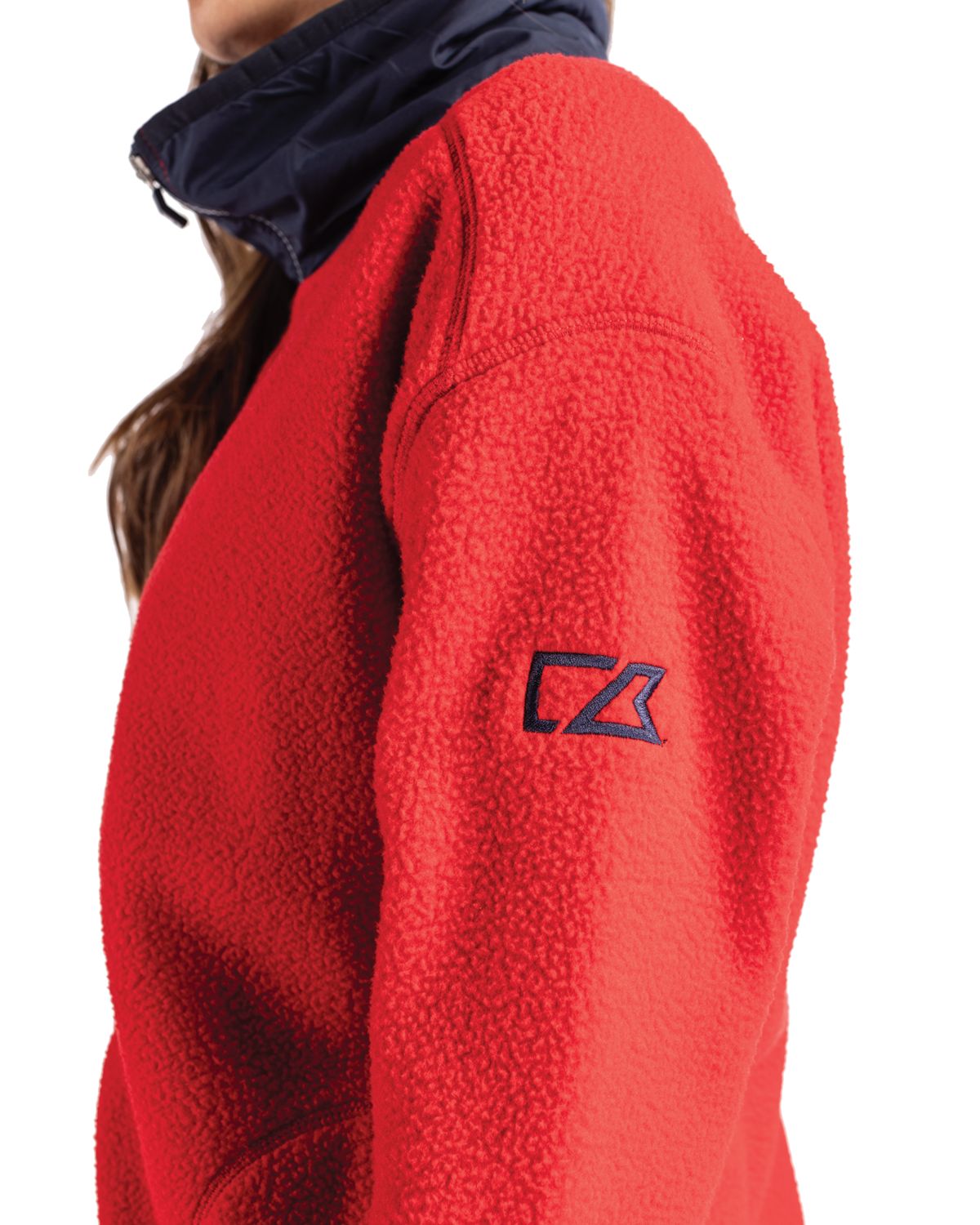 Cutter & Buck Cascade Epic Comfort Recycled Sherpa Fleece Womens Full Zip Jacket 85