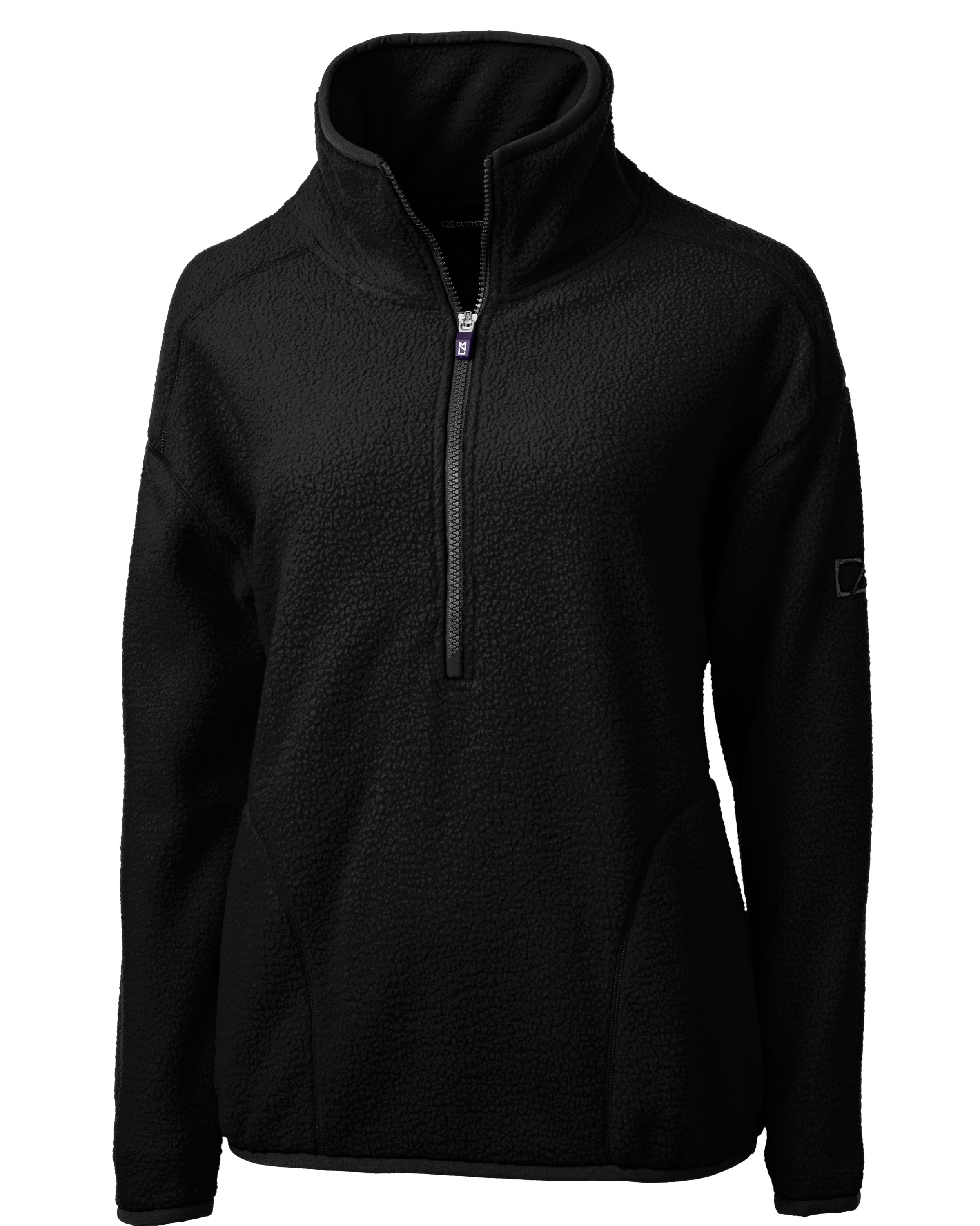 CB Cascade Eco Fleece Womens Pullover Jacket-Cutter &#38; Buck
