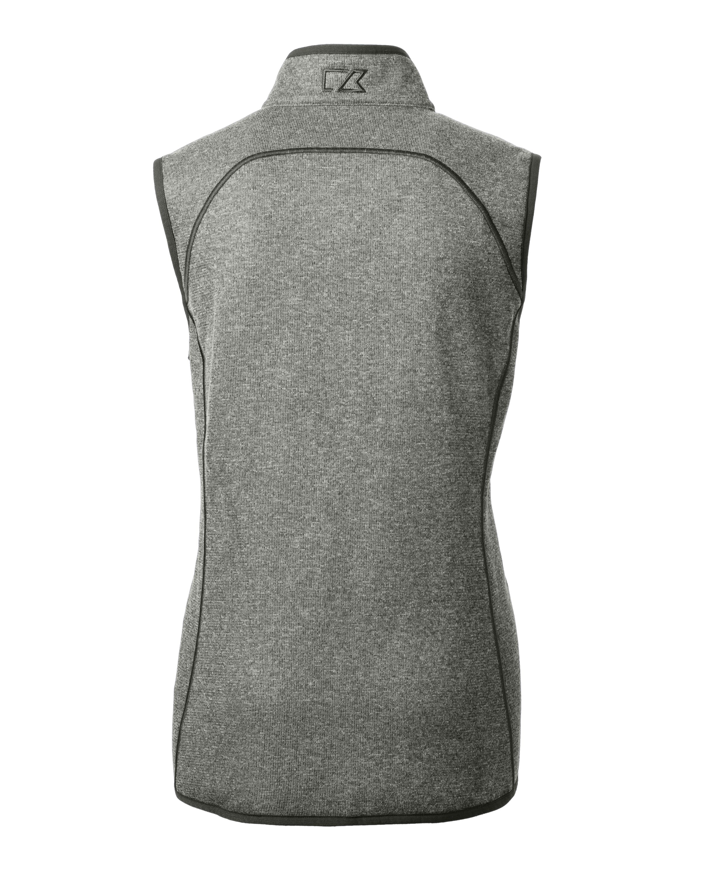 Cutter & Buck Mainsail Sweater-Knit Womens Full Zip Vest 2