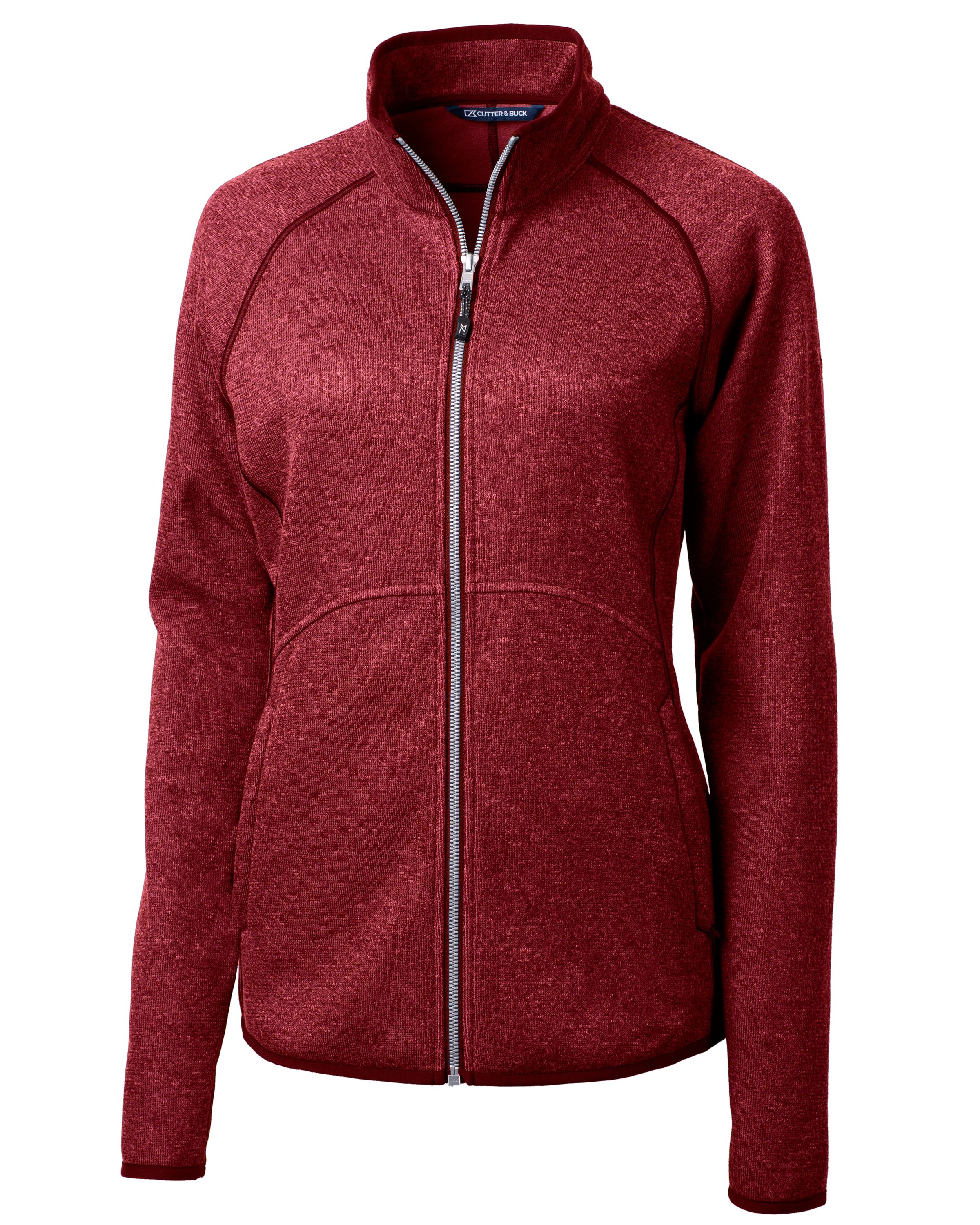 Cutter & Buck Mainsail Sweater-Knit Womens Full Zip Jacket 2