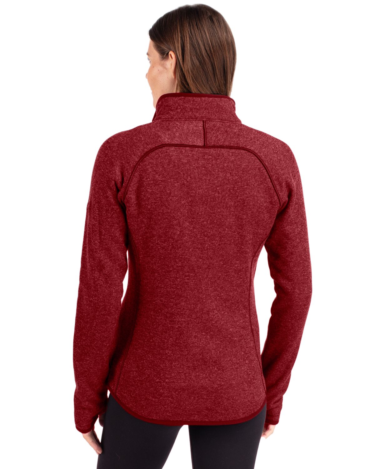 Cutter & Buck Mainsail Sweater-Knit Womens Full Zip Jacket 68