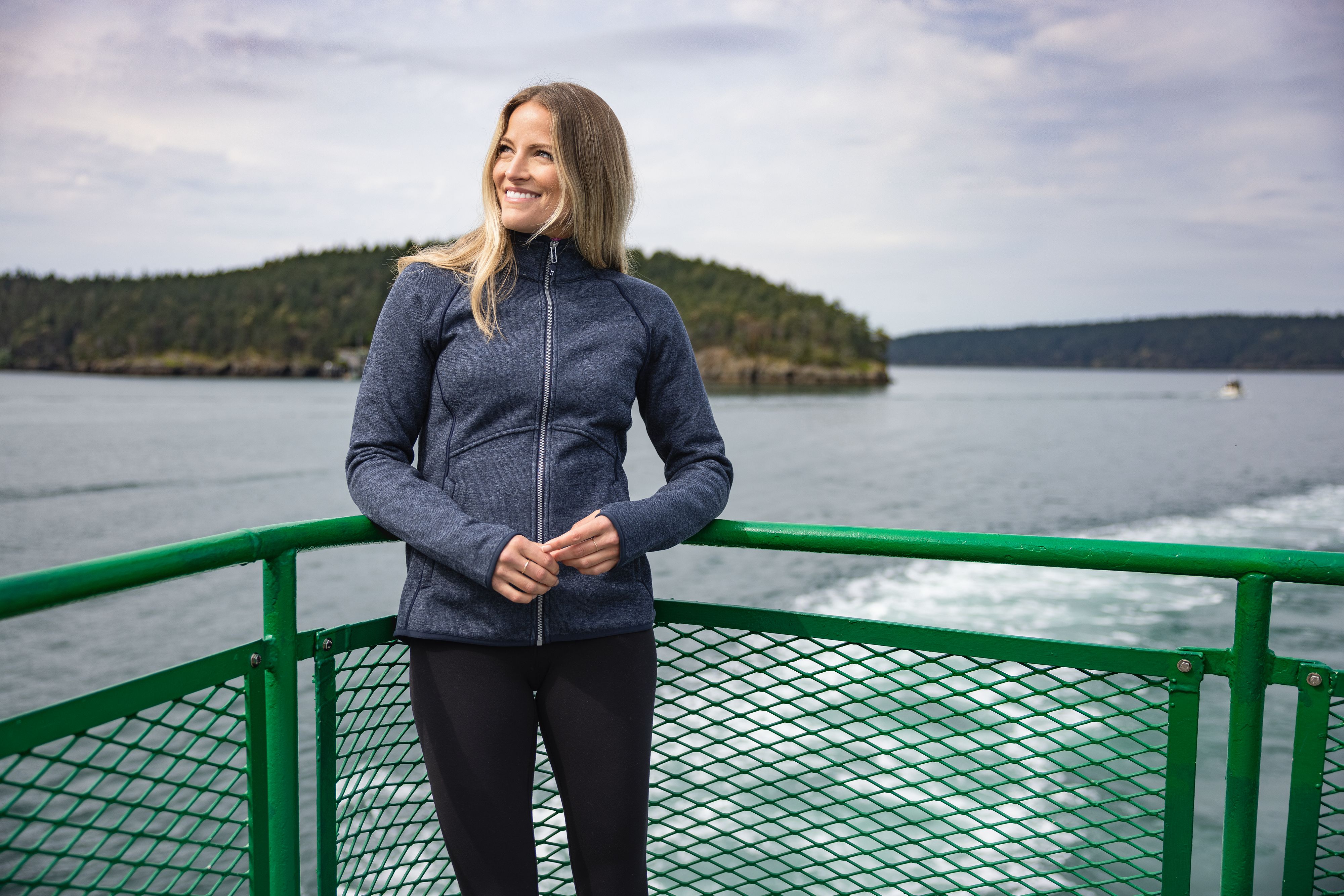 Cutter & Buck Mainsail Sweater-Knit Womens Full Zip Jacket 73
