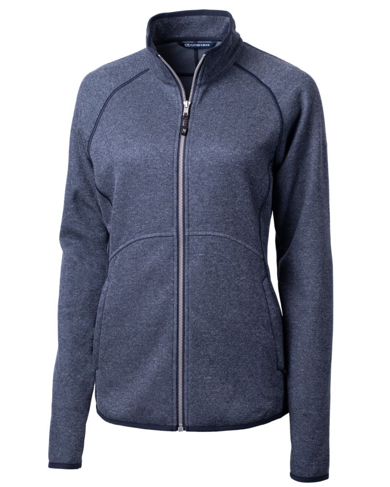 Cutter & Buck Mainsail Sweater-Knit Womens Full Zip Jacket 4
