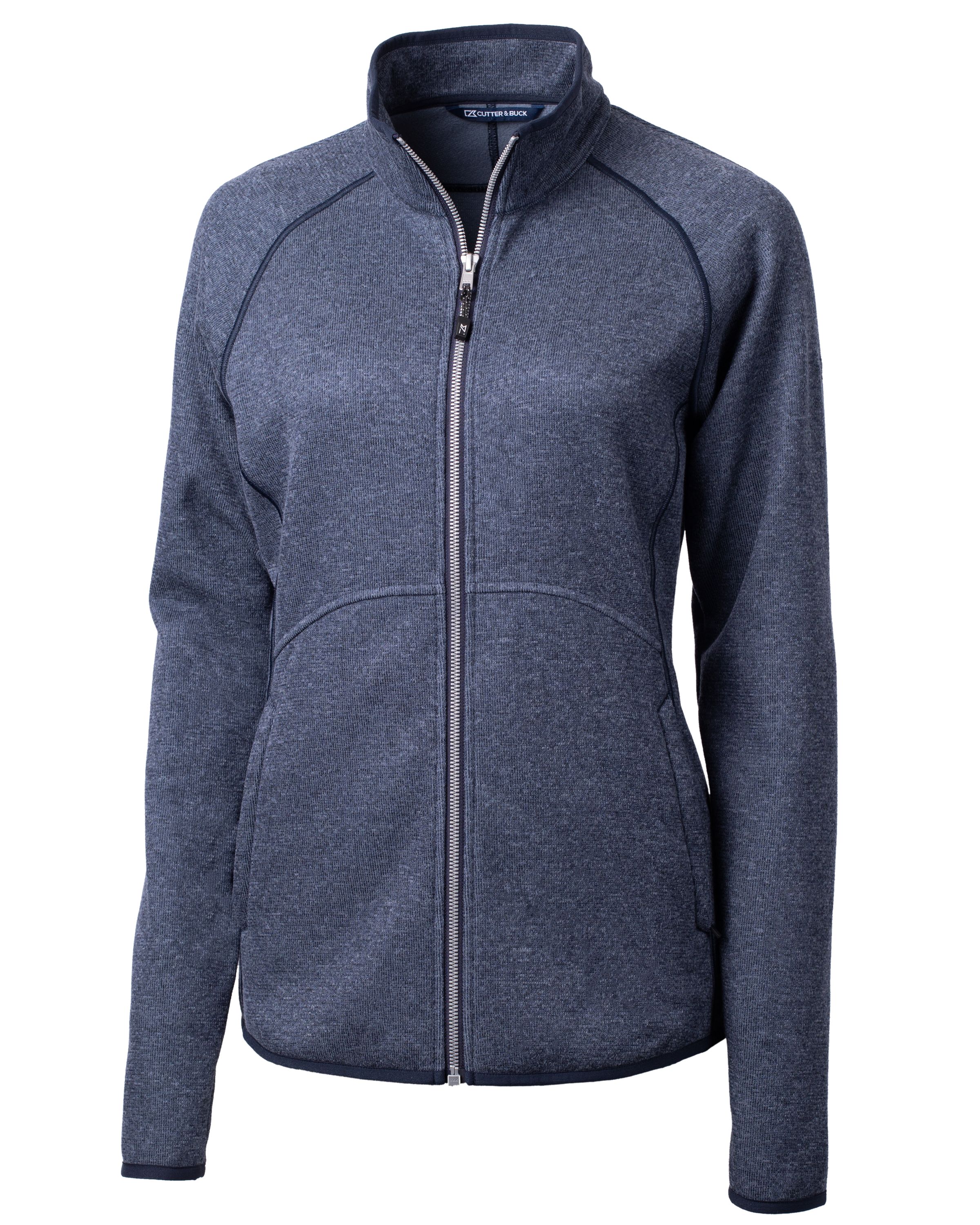 Cutter & Buck Mainsail Sweater-Knit Womens Full Zip Jacket 70