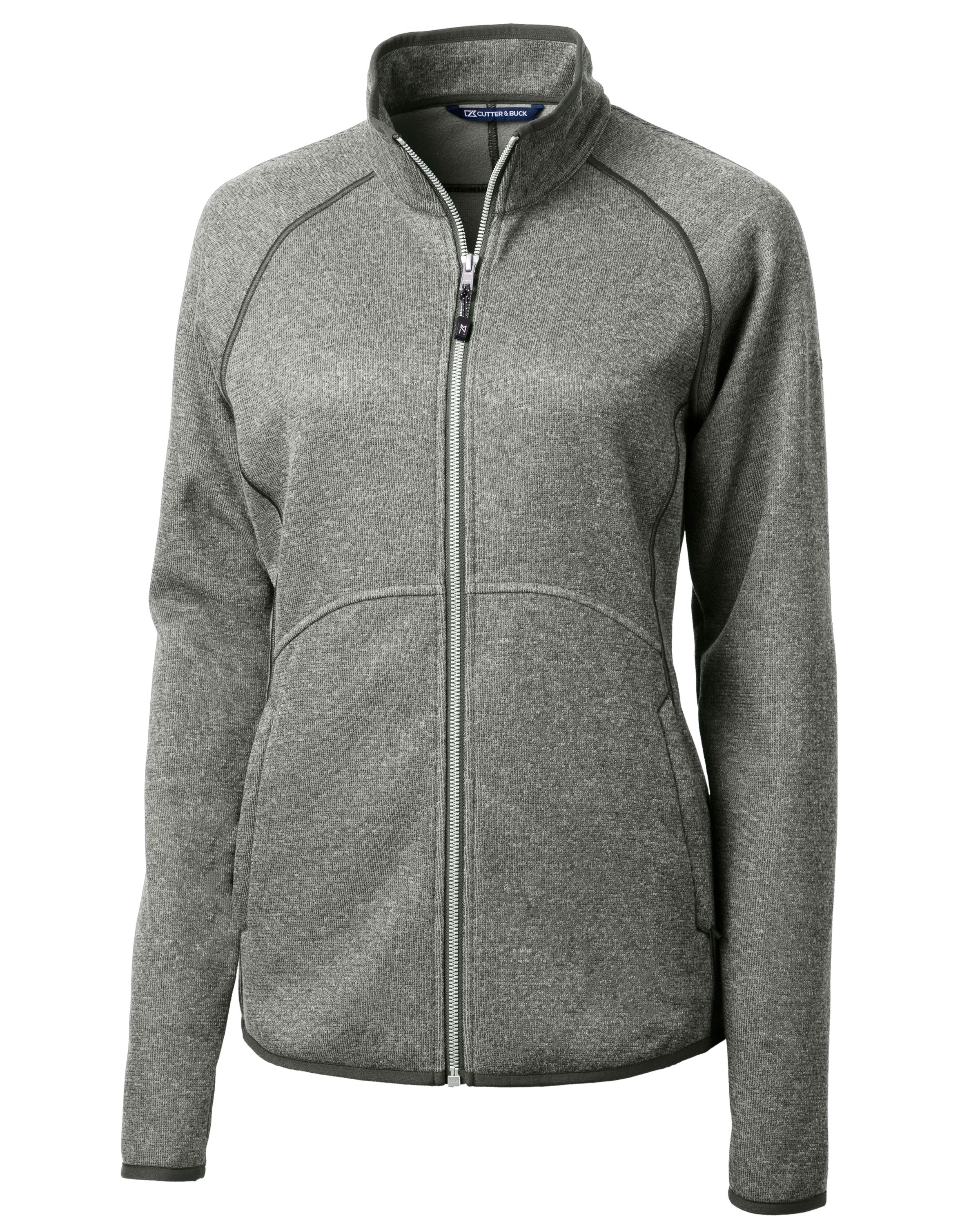 Cutter & Buck Mainsail Sweater-Knit Womens Full Zip Jacket 74
