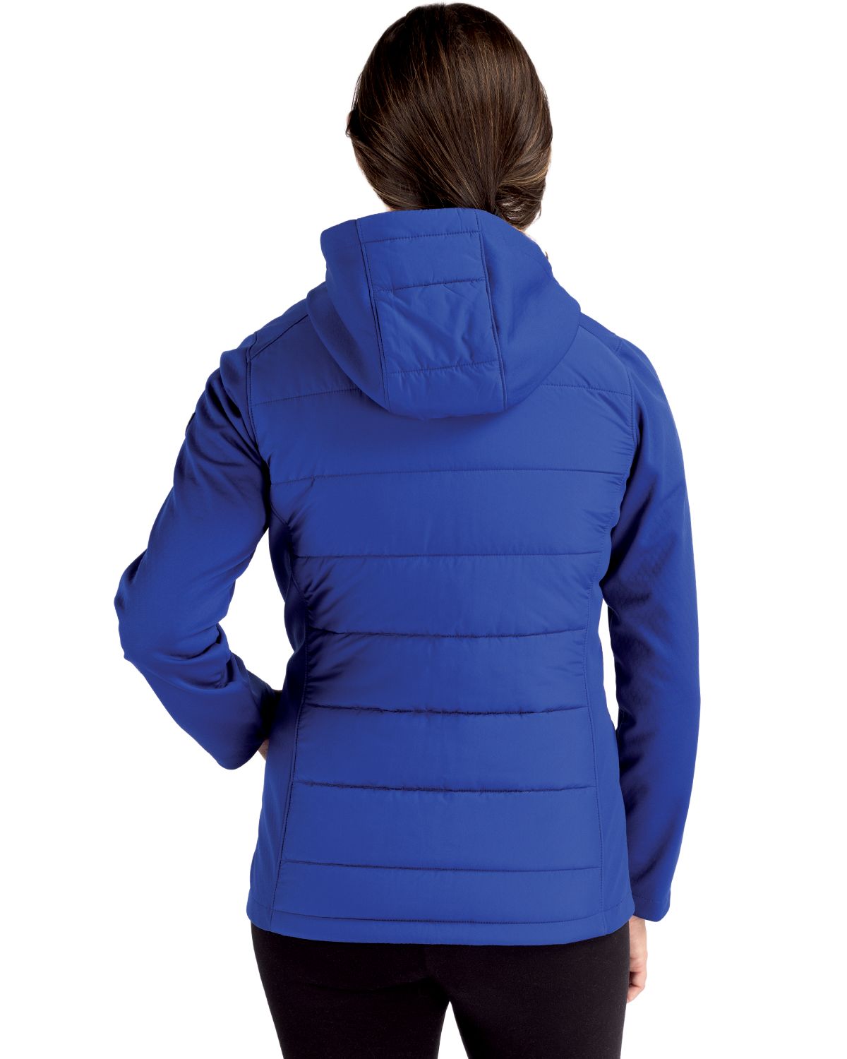Cutter & Buck Evoke Recycled Honeycomb Fleece Womens Hybrid Full Zip Jacket 93