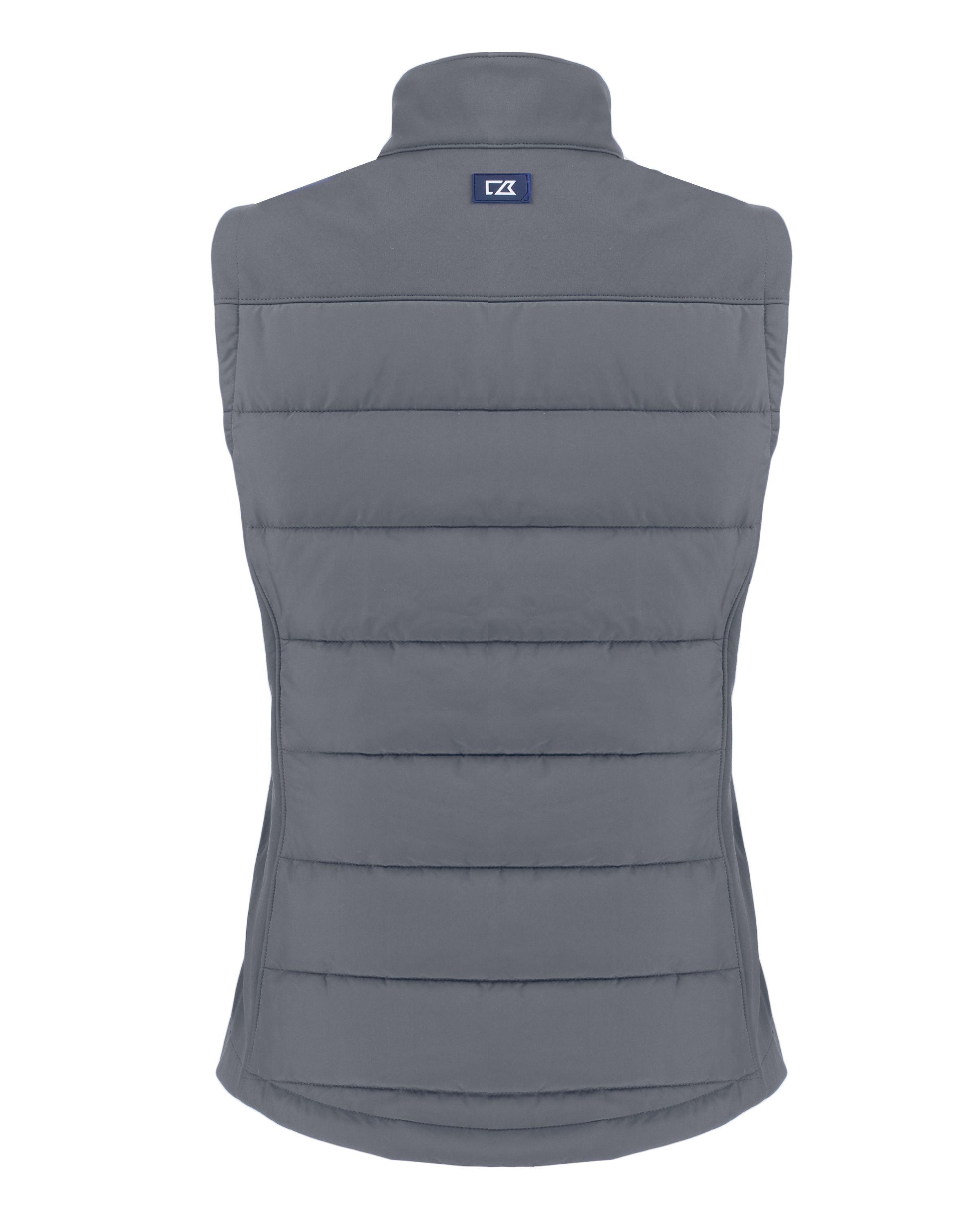 Cutter & Buck Evoke Recycled Honeycomb Fleece Womens Hybrid Full Zip Vest 19
