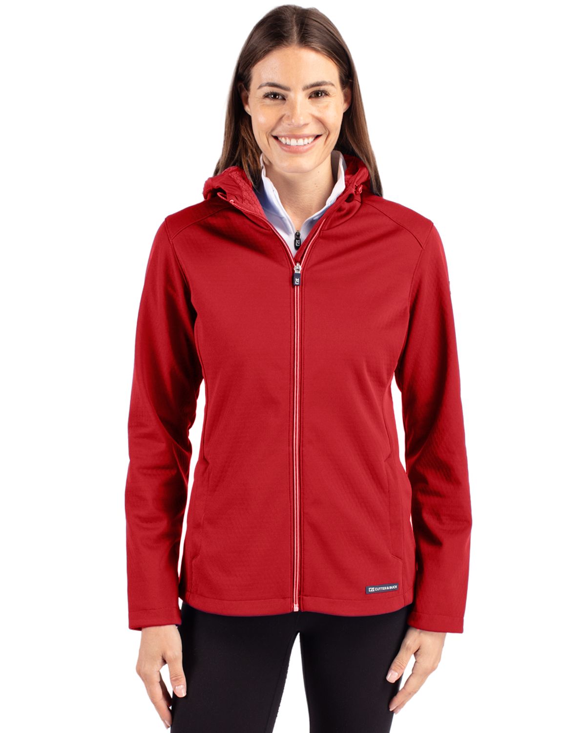 Cutter & Buck Evoke Recycled Honeycomb Fleece Womens Full Zip Jacket 11