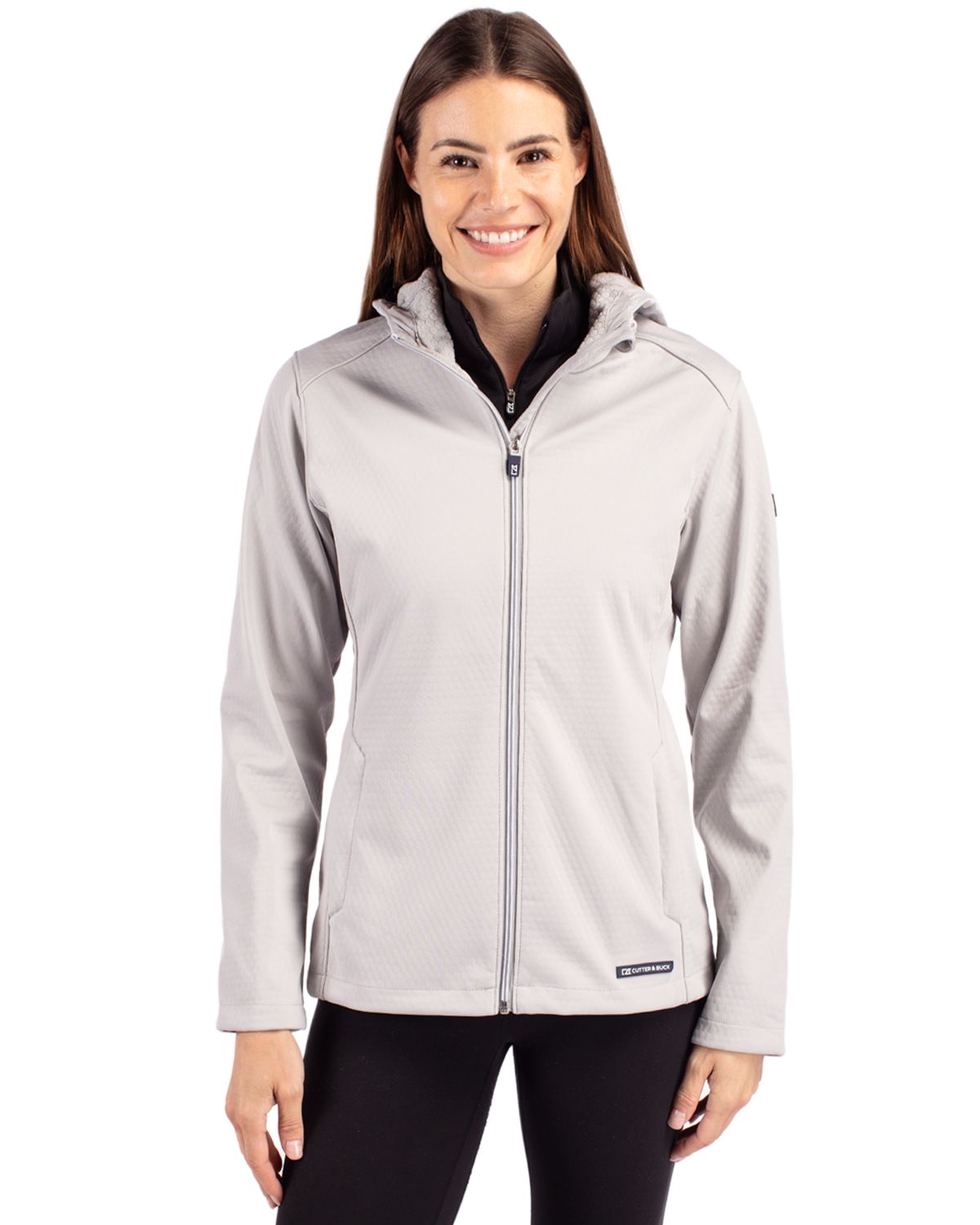 Cutter & Buck Evoke Recycled Honeycomb Fleece Womens Full Zip Jacket 3