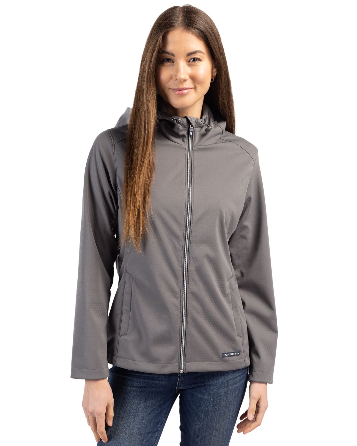 Cutter & Buck Evoke Recycled Honeycomb Fleece Womens Full Zip Jacket 68