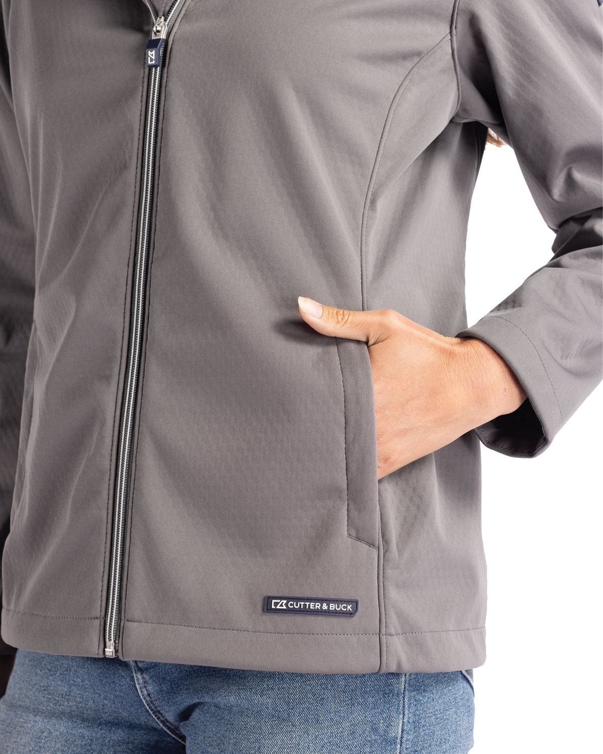 Cutter & Buck Evoke Recycled Honeycomb Fleece Womens Full Zip Jacket 109