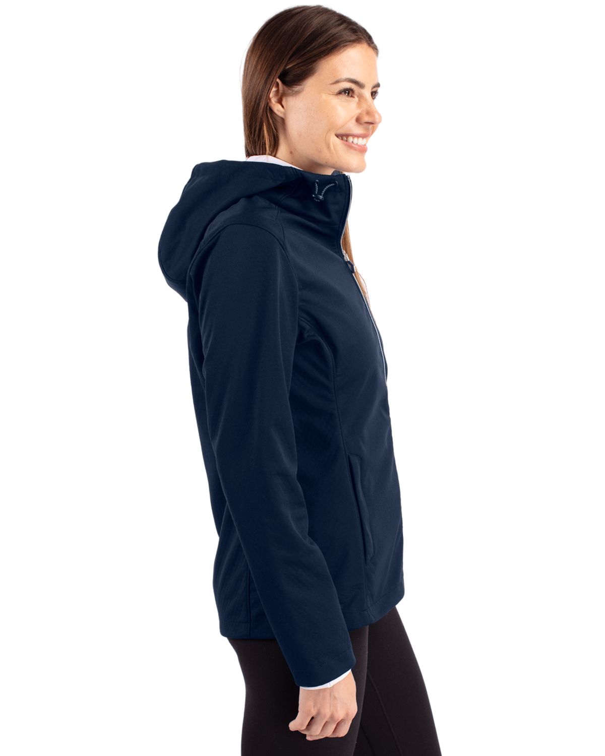 Cutter & Buck Evoke Recycled Honeycomb Fleece Womens Full Zip Jacket 100
