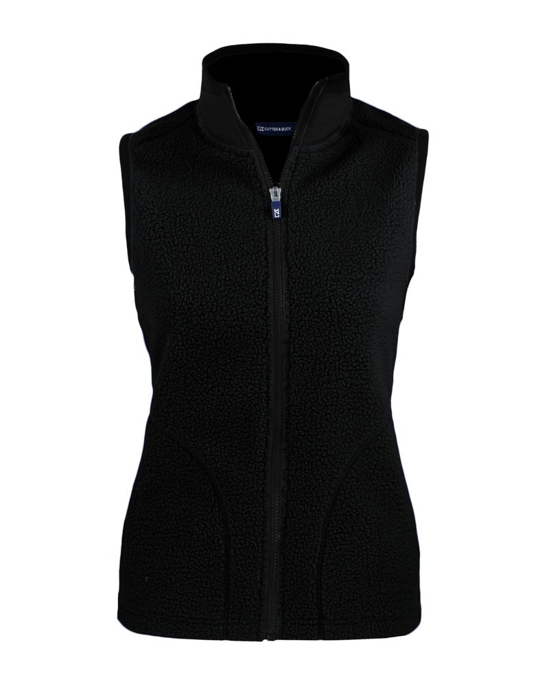 Cutter & Buck Cascade Epic Comfort Recycled Sherpa Fleece Womens Full Zip Vest 88