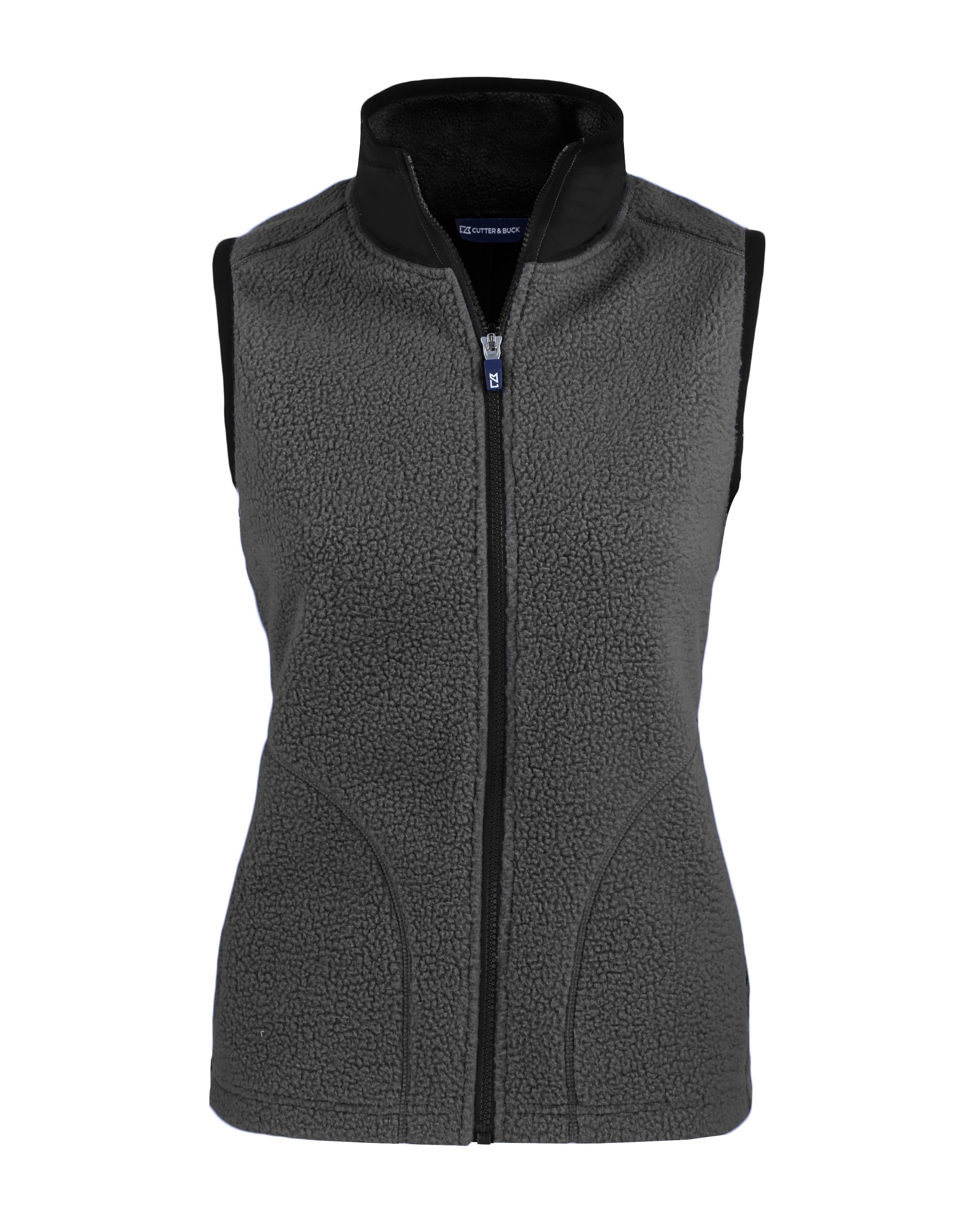 Cutter & Buck Cascade Epic Comfort Recycled Sherpa Fleece Womens Full Zip Vest 16